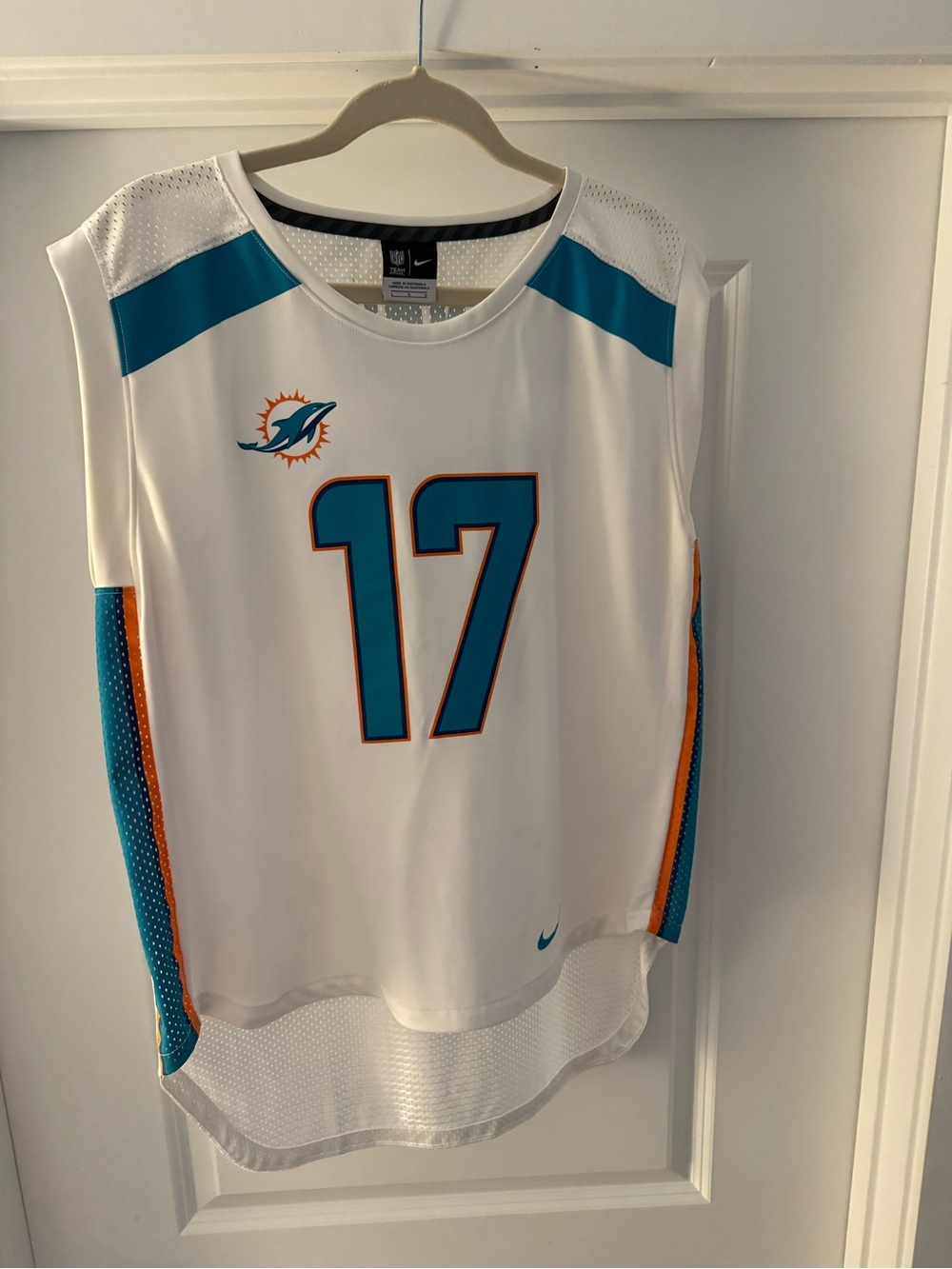 NFL White and Black Team Apparel Nike Performance Jersey